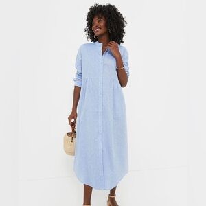 Tuckernuck chambray linen lydell maxi